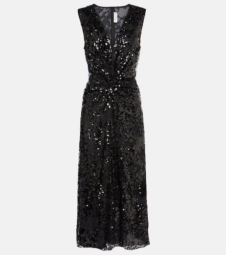 Sequined gathered midi dress - Victoria Beckham - Modalova