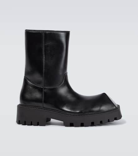 Rhino leather Chelsea boots - Balenciaga - Modalova