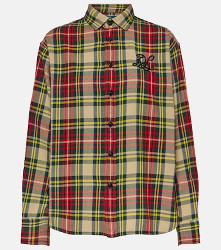 Logo checked cotton twill shirt - Polo Ralph Lauren - Modalova