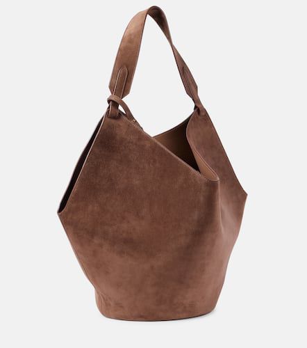 Khaite Borsa Lotus Medium in suede - Khaite - Modalova