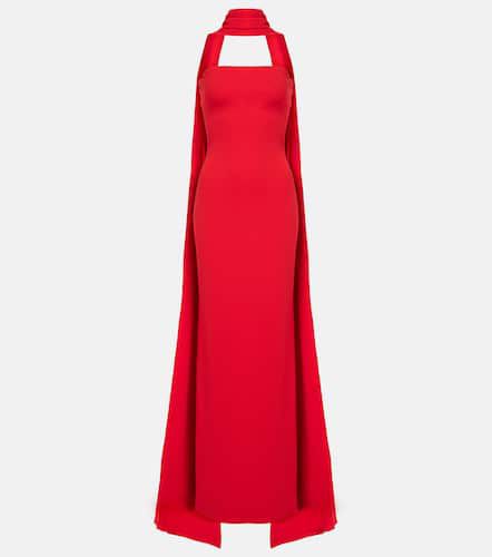 Vestido de fiesta Ainhoa de crepé con lazada - Solace London - Modalova