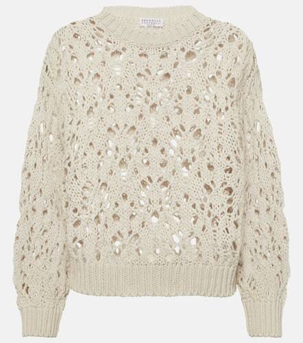 Pullover in cotone - Brunello Cucinelli - Modalova