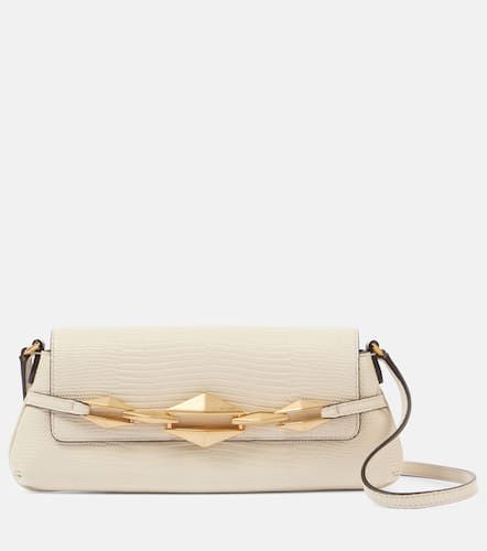 Diamond lizard-effect leather shoulder bag - Jimmy Choo - Modalova