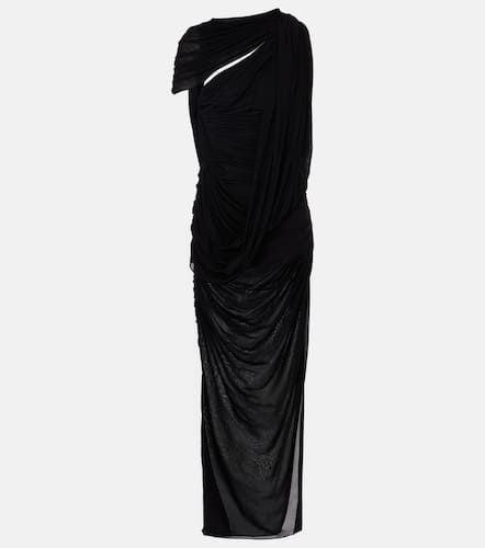 Draped open-back jersey maxi dress - Mugler - Modalova