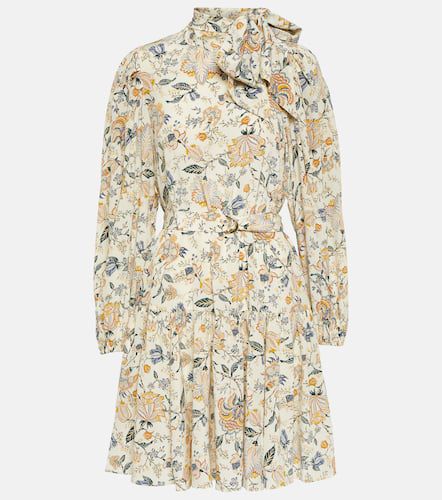 Lula floral tie-neck silk minidress - Ulla Johnson - Modalova