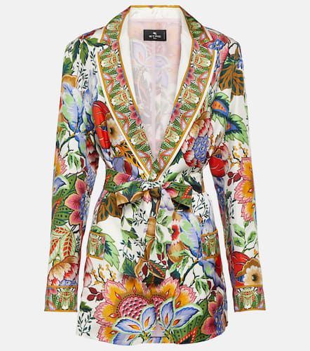 Etro Floral silk wrap jacket - Etro - Modalova