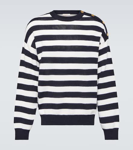 Striped cotton and wool sweater - Valentino - Modalova
