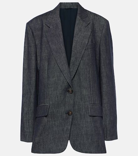 Brunello Cucinelli Blazer aus Denim - Brunello Cucinelli - Modalova