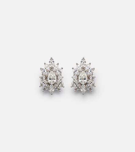 Pendientes Y-Not de oro blanco de 18 ct con diamantes - Yeprem - Modalova