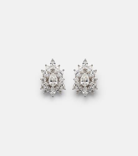 Y-Not 18kt white gold earrings with diamonds - Yeprem - Modalova