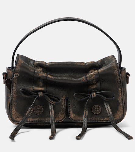 Bolso al hombro Micro de piel con lazo - Acne Studios - Modalova