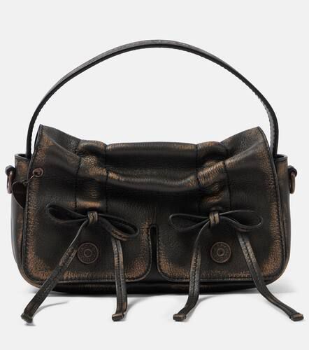 Micro bow-detail leather shoulder bag - Acne Studios - Modalova