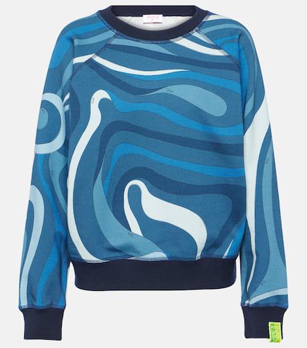 Printed cotton jersey sweatshirt - Pucci - Modalova
