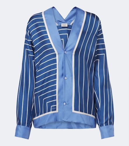 Tod's Camisa de seda a rayas - Tod's - Modalova