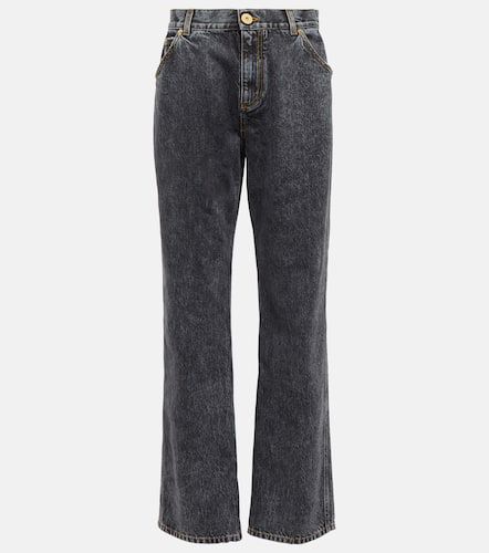 Balmain High-Rise Straight Jeans - Balmain - Modalova