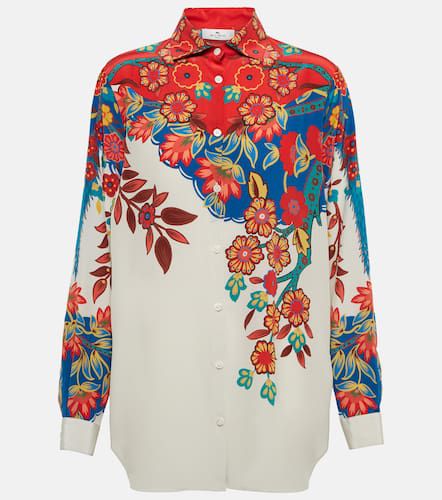 Etro Camisa de seda floral - Etro - Modalova