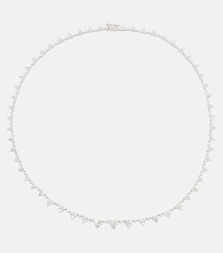 Choker Eternity in oro bianco 18kt con diamanti - Anita Ko - Modalova