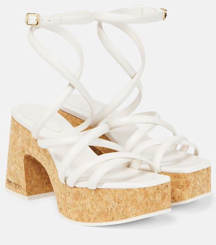 Cecelia 95 leather sandals - Jimmy Choo - Modalova