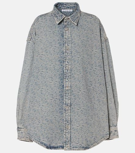 Camisa Setar de denim con monograma - Acne Studios - Modalova