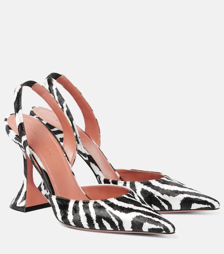 Slingback-Pumps Holli aus Samt - Amina Muaddi - Modalova