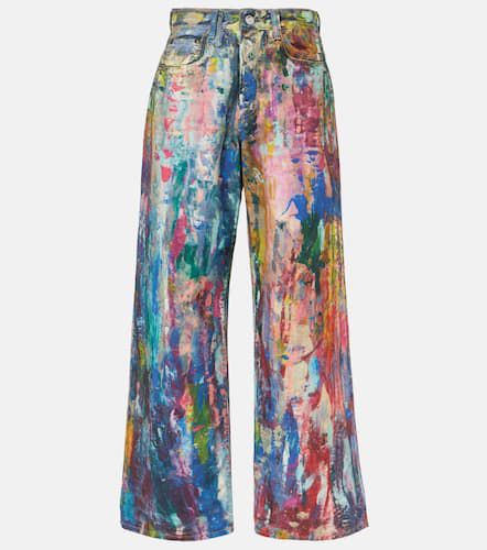 Bedruckte Low-Rise Wide-Leg Jeans 1981F - Acne Studios - Modalova