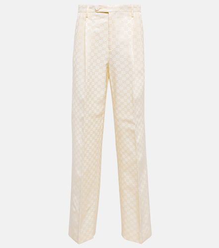 Gucci GG jacquard straight pants - Gucci - Modalova