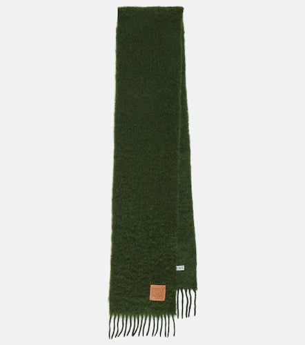 Loewe Anagram mohair-blend scarf - Loewe - Modalova