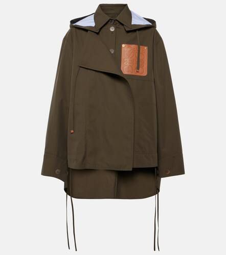 Parka de gabardina de algodón con anagrama - Loewe - Modalova