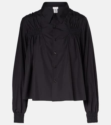 Camisa de algodón fruncida - Noir Kei Ninomiya - Modalova