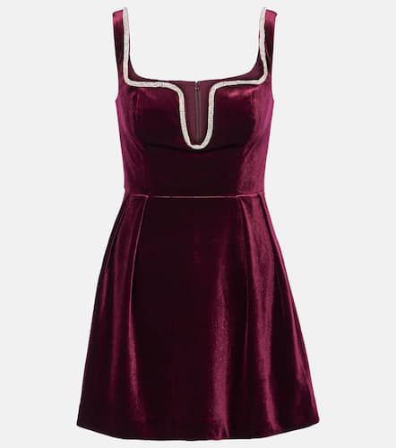 Self-Portrait Velvet minidress - Self-Portrait - Modalova