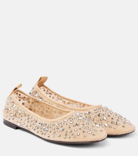 Ballerinas aus Mesh mit Kristallen - Tory Burch - Modalova