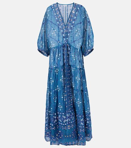 Mosaic printed cotton kaftan - Juliet Dunn - Modalova