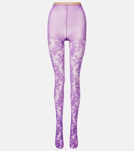 Valentino Floral lace tights - Valentino - Modalova