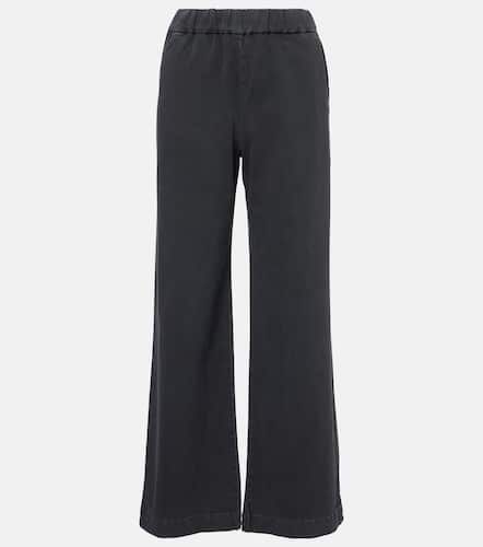 Naya cotton-blend twill straight pants - Velvet - Modalova