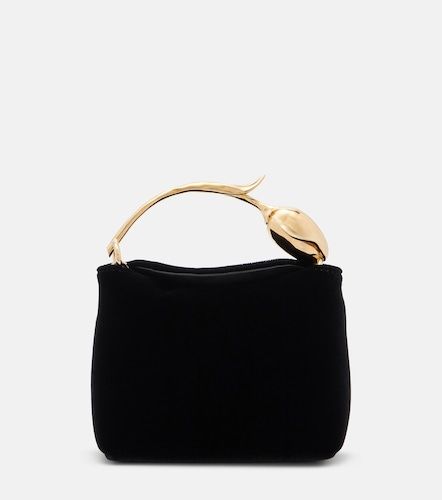 Bloom Micro velvet top-handle bag - Erdem - Modalova