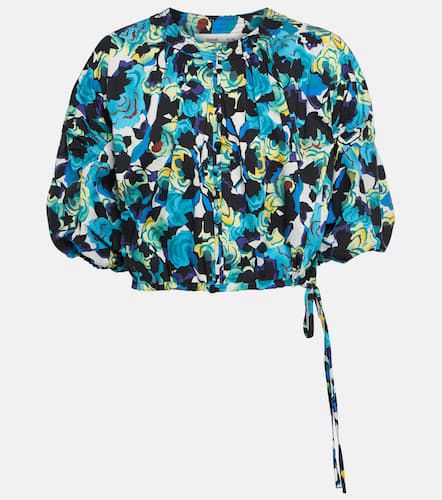 Dario floral cotton-blend top - Diane von Furstenberg - Modalova