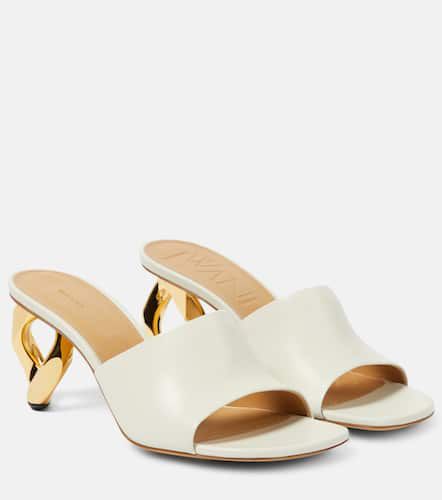 Chain Heel leather mules - JW Anderson - Modalova