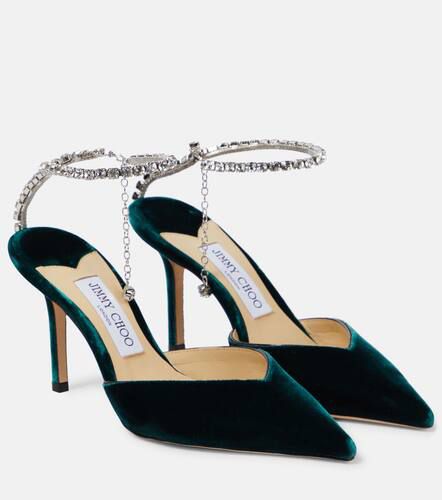 Salones Saeda 85 de terciopelo adornados - Jimmy Choo - Modalova