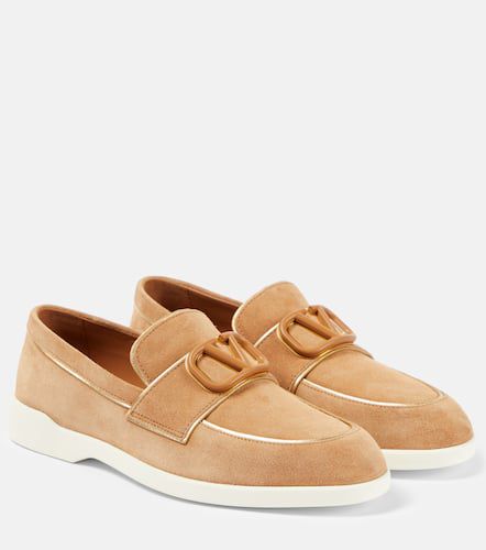 VLogo Signature suede loafers - Valentino Garavani - Modalova