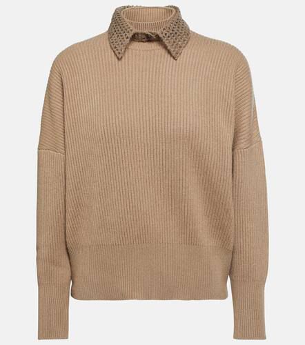 Embellished cashmere sweater - Brunello Cucinelli - Modalova