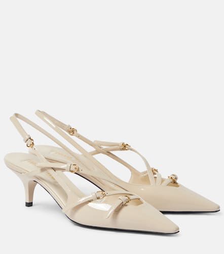 Patent leather slingback pumps - Miu Miu - Modalova