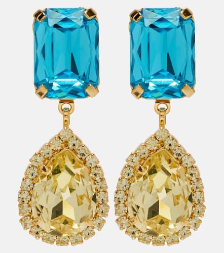 Crystal-embellished drop earrings - Magda Butrym - Modalova