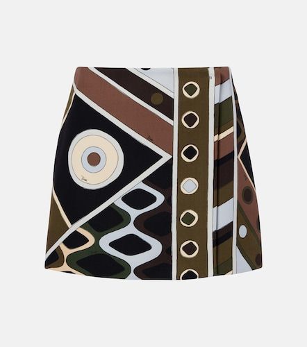 Vivara virgin wool canvas wrap skirt - Pucci - Modalova