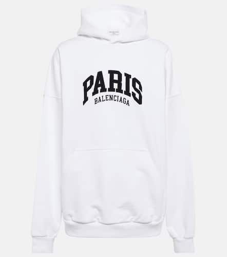Cities Paris cotton hoodie - Balenciaga - Modalova