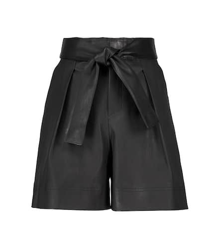 Eloise leather paperbag shorts - Stouls - Modalova