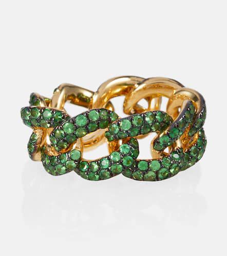 Ring Essential aus 18kt Gold mit grünem Granat - Shay Jewelry - Modalova