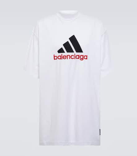 X Adidas Logo cotton T-shirt - Balenciaga - Modalova