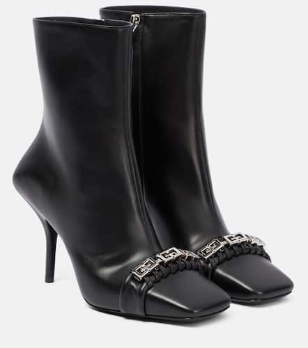 Ankle Boots G Woven aus Leder - Givenchy - Modalova