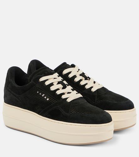 Sneakers Skyscraper in suede con platform - Hogan - Modalova