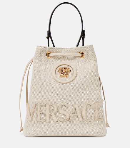 Bucket-Bag La Medusa Small aus Canvas - Versace - Modalova